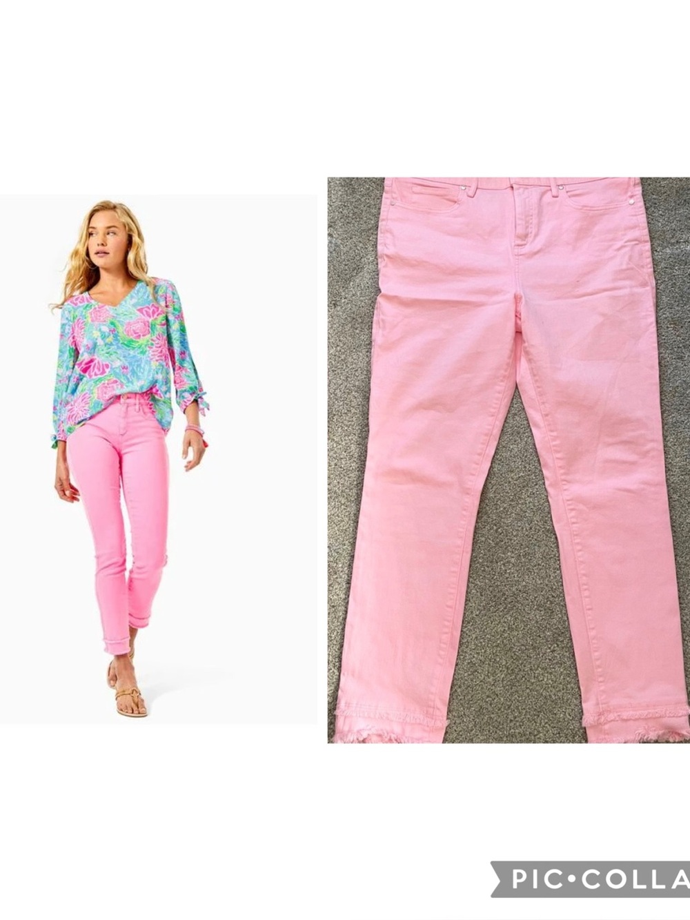Lilly Pulitzer Pink Skinny Jeans